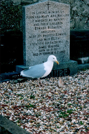 seagull gravestone
