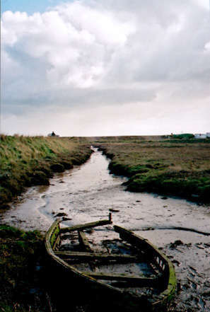 abandoned boat